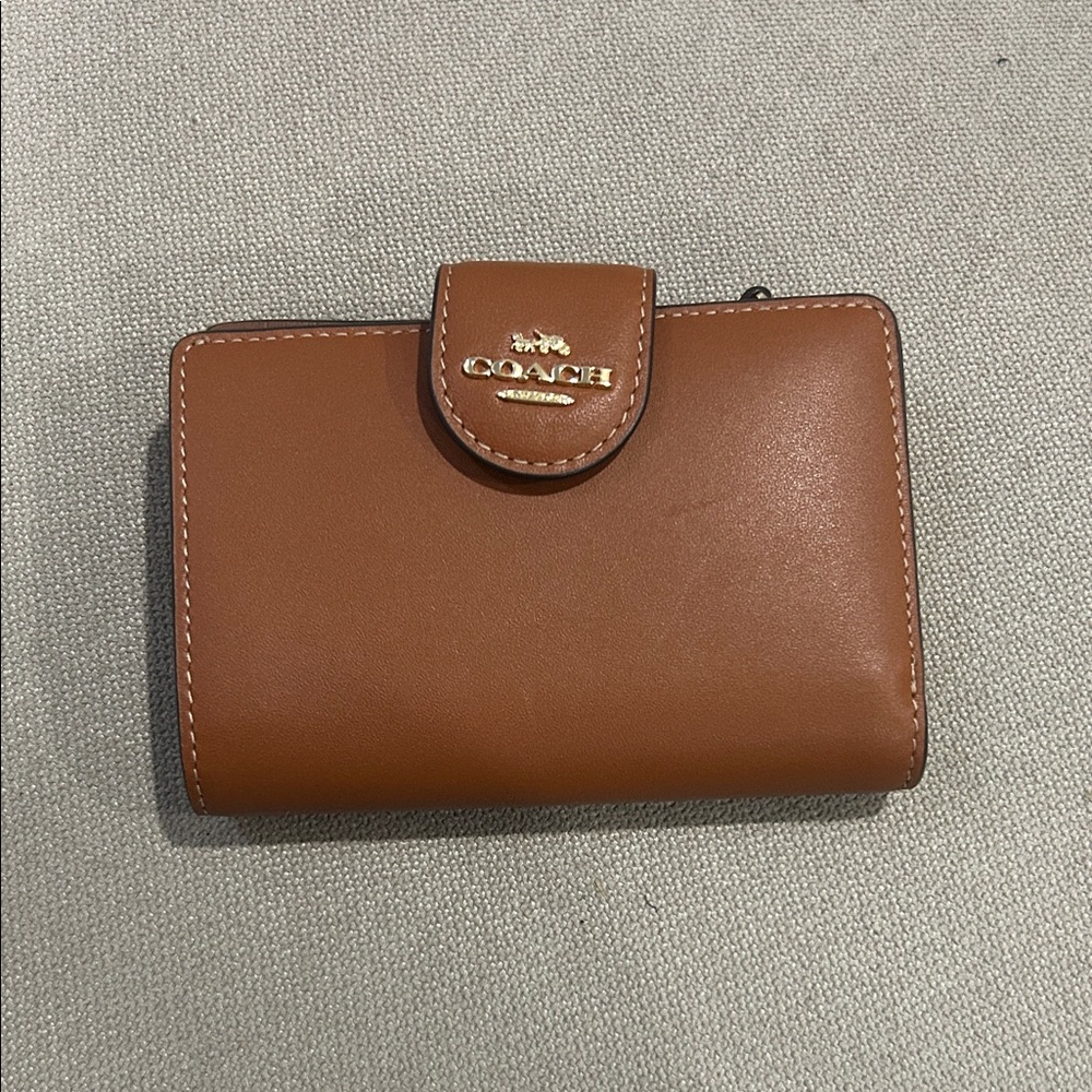 Coach Tan Leather Wallet